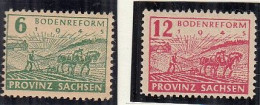 SBZ  85-86 A, Postfrisch **, Bodenreform, 1945 - Ungebraucht