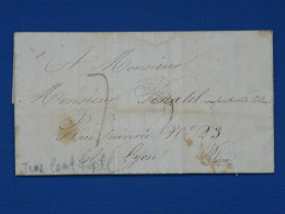 DO19 FRANCE  LETTRE TRES  TOUCHANTE  1839 TOULOUSE A LYON +AFF. INTERESSANT++ - 1801-1848: Vorläufer XIX