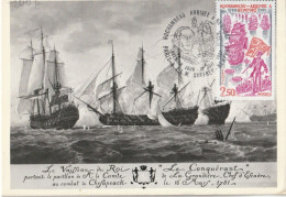 CT   "  LE  CONQUERANT  "   VAISSEAU  DU  ROI - 1980-1989