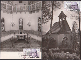 MC Rudolf Mauersberger DDR 3233 Je Auf Ansichtskarte Mit Kreuzkapelle Mauersberg  - Cartas Máxima