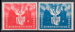 Deutsch-Polnische Freundschaft ** DDR 28/(85 Oder Neisse Friedensgrenze - Unused Stamps