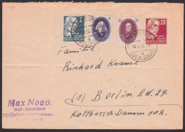 Krauschwitz (Oberlausitz) Bf 2. Gewichtsstufe Mit 6, 20 Pfg. Akademie, Köpfe I - Storia Postale