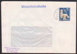 Wirtschaftsdrucksache DDR 1255 15 Pfg. Frühjahrsmesse 1967 Carl Zeiss Jena - Storia Postale