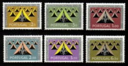 PORTUGAL  -   1962.  Y&T N° 898 à 903 **.  Scoutisme.  Série Complète. - Nuovi