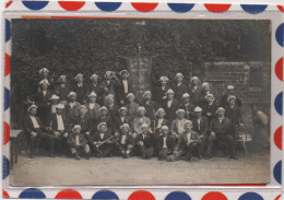 Paris (XIXe) Carte Photo-"Les Juènes " Société Amicale Des Pêcheurs à La Ligne De Paris XIXeme - Paris (19)