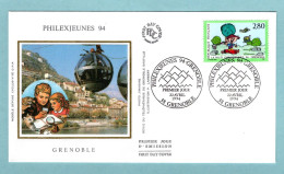 FDC France 1991 - Philexjeunes - Philex Jeunes 91 - YT 2690 - 38 Grenoble - 1990-1999