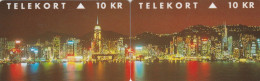 Denmark, KP 161 And TP 109, Hong Kong 95 Phonecard Exhibition, Puzzle, Mint Only 2.000 Issued, 2 Scans - Dänemark