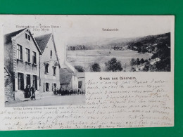 Gruss Aus Dinsheim , Restaurant Grunen Baum , Arbre Vert , Jules Morin , Cachet Train - Autres & Non Classés