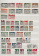 Deutsches Reich - Kleines Gestempeltes Konvolut, Infla - 3. Reich - Used Stamps