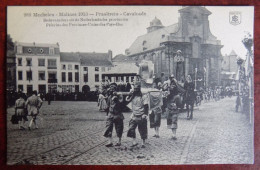 Cpa  Mechelen : Praaltrein - Bedevaarders Uit De Nederlandsche Provinciën - 1913 - Malines