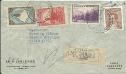 ARGENTINE LETTRE RECOMMANDEE A ENTETE 150c BUENOS AIRES POUR PARIS DE 1945  LETTRE COVER - Covers & Documents