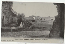 CT   FREJUS    RUINES  ROMAINES   GALERIE   INTERIEUR DES L' ARENES - Frejus