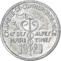 France, Nice, 5 Centimes, 1920, SUP, Aluminium, Elie:10.1 - Noodgeld