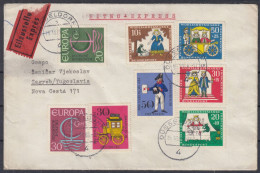 ⁕ Germany 1966 ⁕ Düsseldorf, Hitno - Express ⁕ Cover To Zagreb - Storia Postale