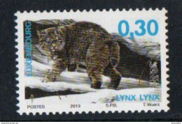 Luxembourg  - 2013 - Lynx Lynx - MNH. ( OL 05/12/2022) - Roofkatten