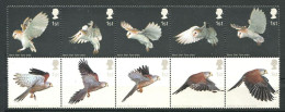 191 GRANDE BRETAGNE 2003 - Yvert 2393/402 - Oiseau Rapace Chouette - Neuf ** (MNH) Sans Charniere - Ungebraucht