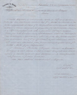 Visconde De Morao / Morais COVILHA 1873 - 2 Lettres Manuscrites Signées / Portugal Monarquia - - Manoscritti