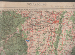 Strasbourg-Colmar  Carte 1/200000e    (CAT7198) - Mapas Topográficas