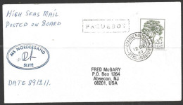 1989 Paquebot Cover, Sweden Stamp Used In Grangemouth, United Kingdom - Lettres & Documents