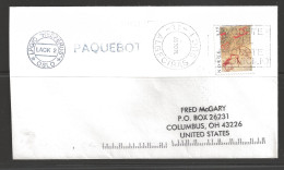 1997 Paquebot Cover, Norway Stamp Used In Algeciras, Spain - Covers & Documents