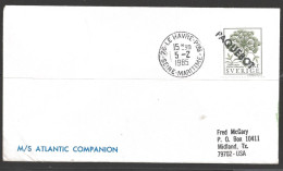 1985 Paquebot Cover, Sweden Stamp Used In LeHavre, France - Lettres & Documents