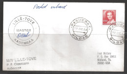 1984 Paquebot Cover, Denmark Stamp Used At Bilbao, Spain - Cartas & Documentos