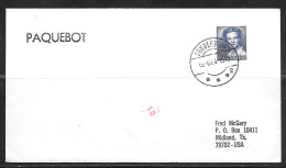 1984 Paquebot Cover, Sondeborg, Denmark - Cartas & Documentos