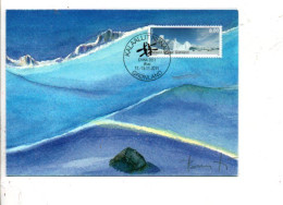 GROENLAND CARTE MAXIMUM 2011 PAYSAGE HIVERNAL - Maximum Cards