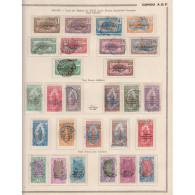 Moyen Congo Colonie Française - 28 Timbres Avec Oblitérations 1924 à 1930, Lartdesgents.fr - Briefe U. Dokumente