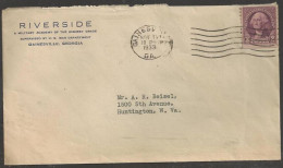 1933 Gainesville, Georgia School Corner Card - Cartas & Documentos