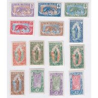 Moyen Congo - 14 Timbres N°48 à N°64 - Neufs* 1907-1917 Colonie Française, Lartdesgents.fr - Brieven En Documenten