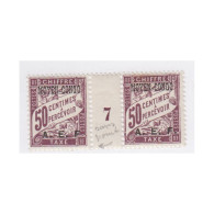 Moyen Congo Timbres Taxe 7 Et 7a Millésime 7 Année 1927 -  Neufs*, Lartdesgents.fr - Brieven En Documenten