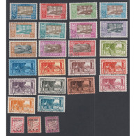 Timbres Colonies Moyen Congo Taxes 1928 N°5-10-11 Et 1930/33 N°12 à N°33, Cote 171 € Lartdesgents - Cartas & Documentos