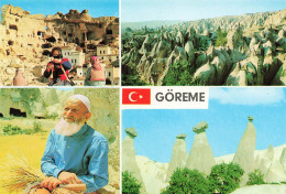 TURQUIE - Goreme - Nevsehir - Turkiye - Kapadokya Harabeleri - Cavusin Ve Peri Bacalan - Carte Postale Ancienne - Turkey