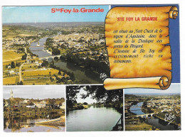 Sainte Foy La Grande - Vue Aérienne - Divers Aspects - N°2772  # 4-24/3 - Autres & Non Classés