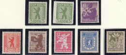 SBZ  1-7 A, 1 AB, Mit 6 A PF IV, Postfrisch **, Berliner Bär, 1945 - Neufs