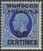 Morocco Agencies (French Currency). 1935-37 KGV, 25c MH SG 219. M5086 - Uffici In Marocco / Tangeri (…-1958)