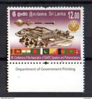 Sri Lanka - 2017 - The 8th Conf Of The Association Of SAARC Speakers & Parliamentarians - MNH ( Flags ) (  OL 28/10/22) - Sri Lanka (Ceylon) (1948-...)