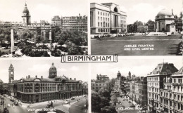 TURQUIE - Birmingham - Cathedral - Jubilee Foutain And Civic Centre - Victoria Square - Colmore Row - Carte Postale - Turchia