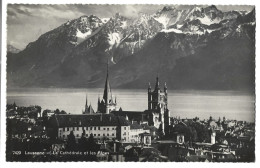 Suisse -  Lausanne - La Cathedrale Et Les Alpes - Lausanne