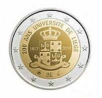 Belgie 2017  2 Euro Commemo "Univ. Van Luik - Univ De Liège"  UNC Uit De CC - UNC Du CC !! - Belgio