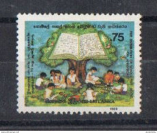 Sri Lanka - 1989 - The 10th Anniversary Of Free Distribution Of School Text Books  - MNH ( OL 24/10/2022 ) - Sri Lanka (Ceylan) (1948-...)