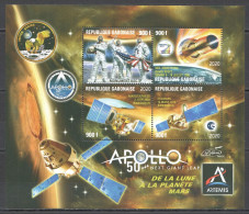 Vk031 2020 Space Apollo Next Giant Leap Apollo 11 Neil Armstrong Exomars Kb Mnh - Andere & Zonder Classificatie