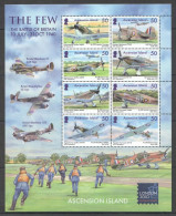 Ft222 2010 Ascension Island Aviation War Battle Britain The Few #1110-17 Kb Mnh - Militares