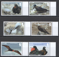Ft228 2013 Ascension Island Birds Frigatebird Fauna #1219-1224 Set Mnh - Other & Unclassified