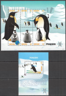 Ft219 2007 Grenada Penguins Birds Fauna #5868-73+Bl765 Mnh - Andere & Zonder Classificatie