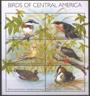 Ft212 2002 Guyana Birds Of Central America Fauna #7445-50 1Kb Mnh - Other & Unclassified