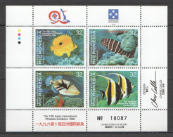 Ft202 1996 Micronesia Fishes Marine Life Fauna #522-25 Mnh - Maritiem Leven