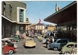 PONTE CHIASSO E CHIASSO - CONFINE ITALO-SVIZZERO - LA PENSILINA - 1963 - AUTOMOBILI - CARS - VOLKSWAGEN - Toerisme