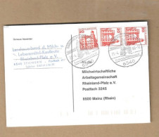 Los Vom 17.05 - Postkarte Aus Simmern 1986 - Lettres & Documents